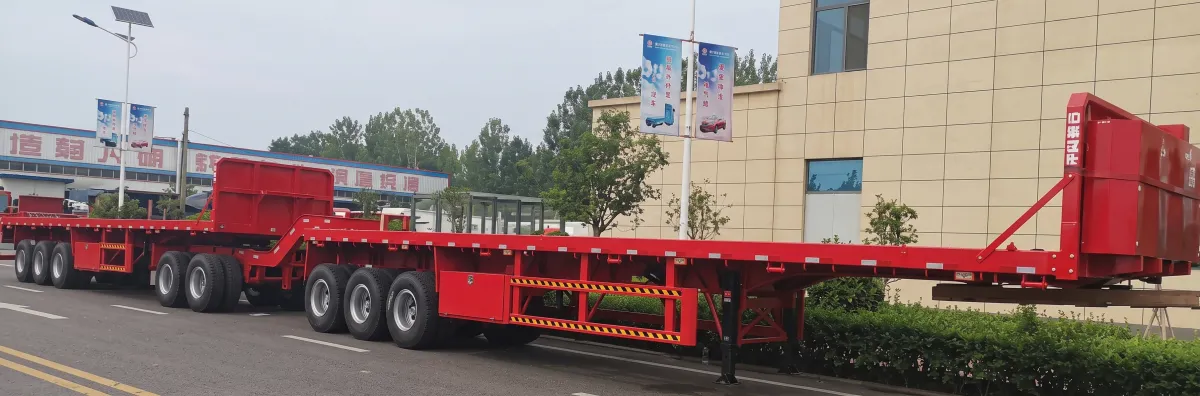 Сверхтяжелый двухзвенный сочлененный полуприцеп (B-Double автопоезд / Модульный тяжеловоз)