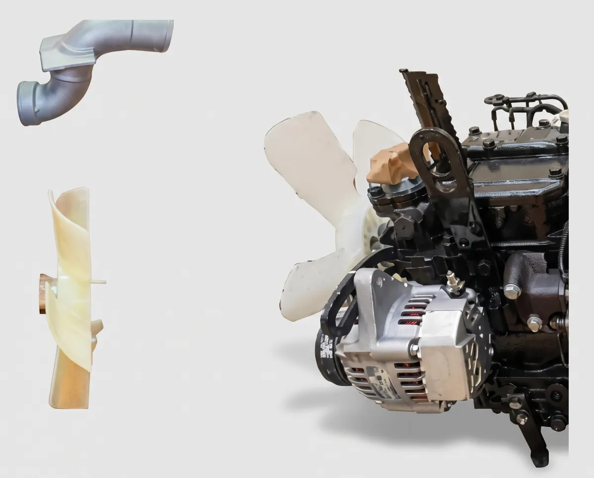Двигатель 3TNE84 Engine